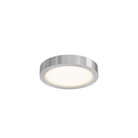 DALS 6 Inch Round Indoor/Outdoor LED Flush Mount CFLEDR06-CC-SN